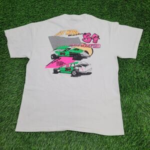 Vintage 90s 1992 Pro-4 Modified Racing Shirt M/L 21x26 Jay-Mizer